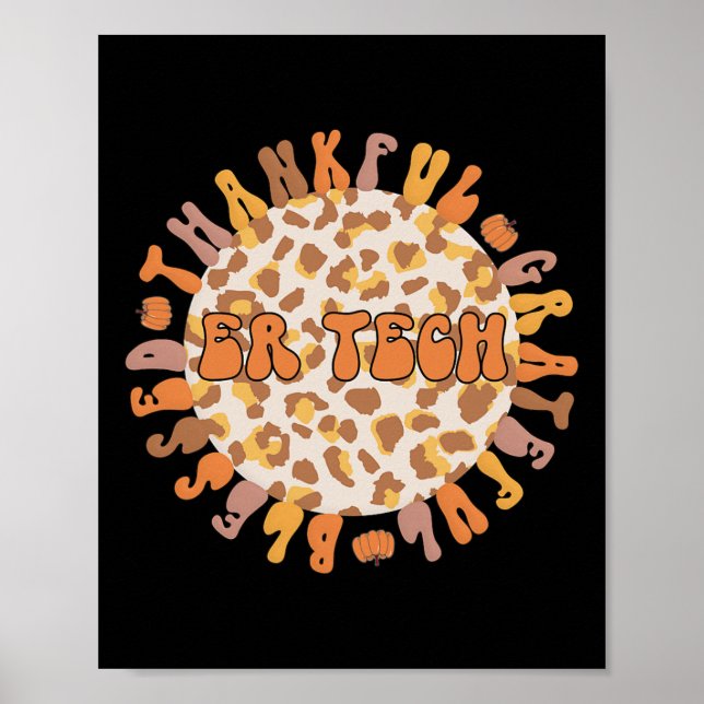 Affiche Merci Er Tech Thanksgiving Urgence Room Tech (Devant)