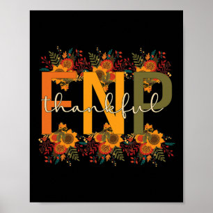 Affiche Merci FNP Thanksgiving Family Nurtione Pratitione