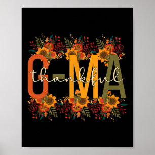 Affiche Merci G-ma grand-mère Thanksgiving G-ma grand-mère