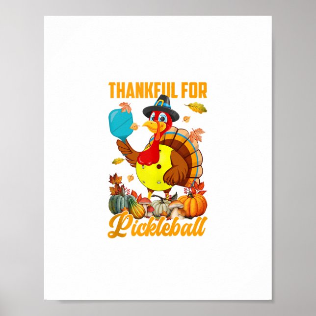 Affiche Merci Grateful Bon thanksgiving Turke (Devant)