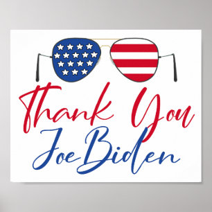 Affiche Merci Joe Biden