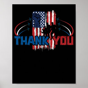Affiche Merci Journé de commémoration Patriotique Vétéran