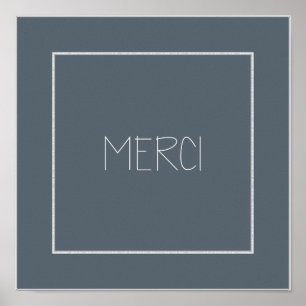 Affiche MERCI - Merci