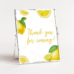 Affiche Merci minimaliste de limonade à venir