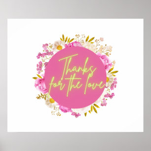 Affiche Merci Pour L'Amour