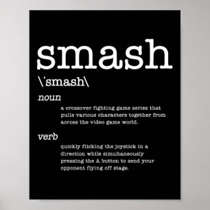 Affiche Merci Videogames Smash Définition Jeu Vidéo
