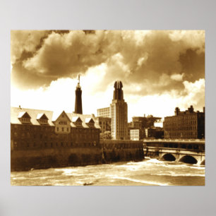 Affiche Mercury et Times Square