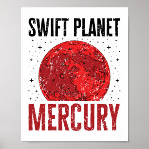 Affiche Mercury Planet Nickname Swift Planet Astronomy Sta