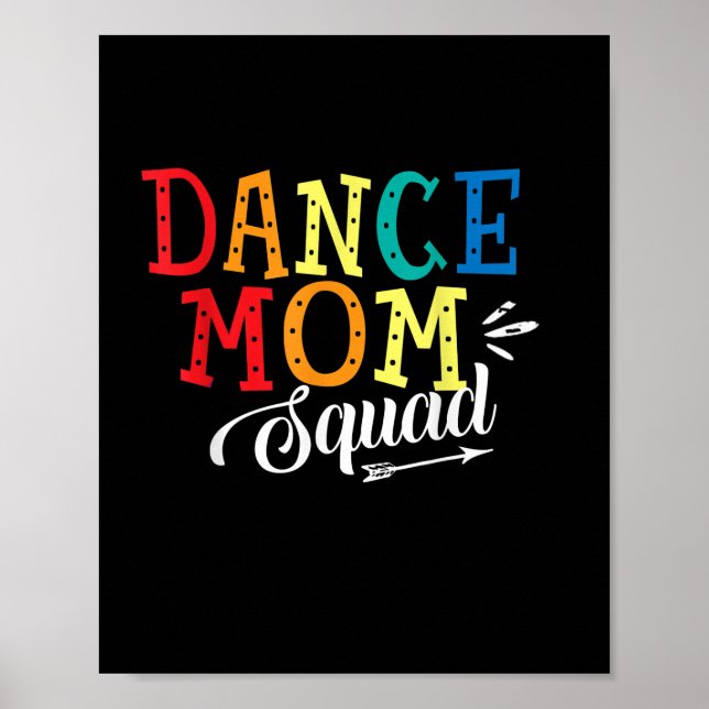 Affiche Mère Art Dance Maman Squad Anniversaire (Devant)