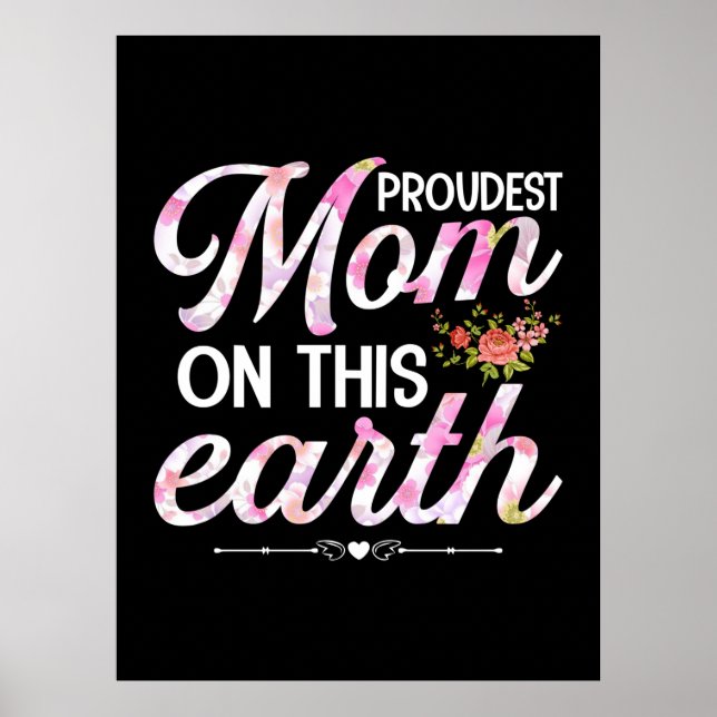 Affiche Mère Art Fier Maman Sur Terre (Devant)