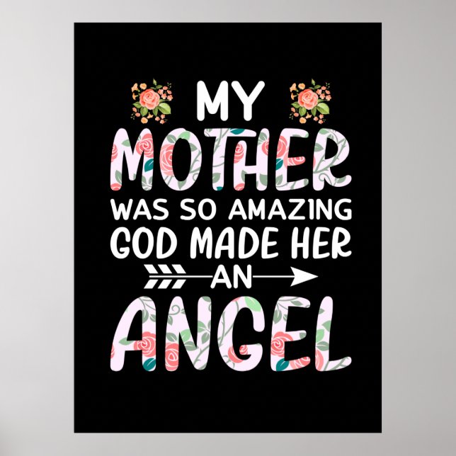Affiche Mère Art Ma Mère Un Ange (Devant)