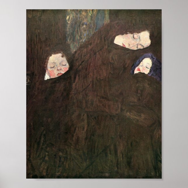 Affiche Mère Avec Enfants - Gustav Klimt (Devant)
