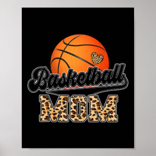 Affiche Mère de basket-ball Leopard Senior 2023 Graduation