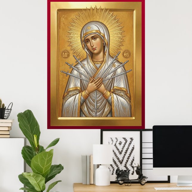 Affiche Mère de Dieu (Bureau à domicile)