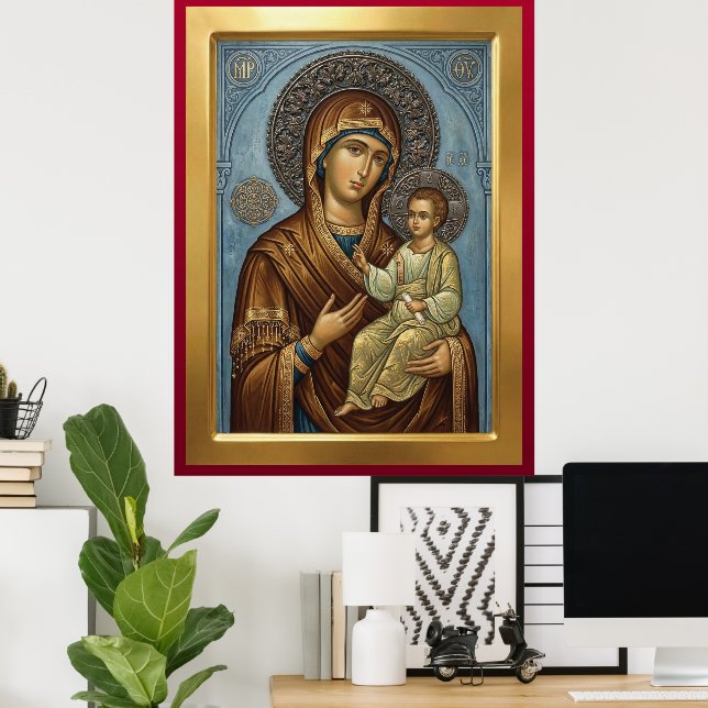 Affiche Mère de Dieu (Bureau à domicile)