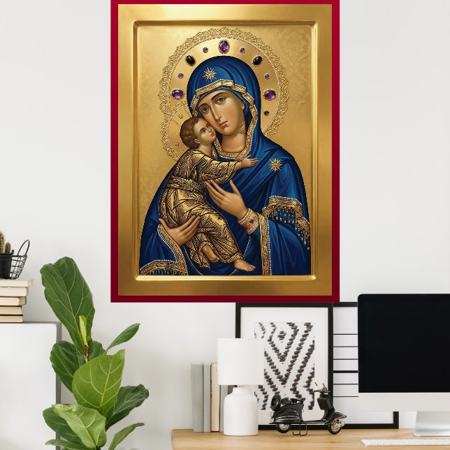 Affiche Mère de Dieu (Bureau à domicile)