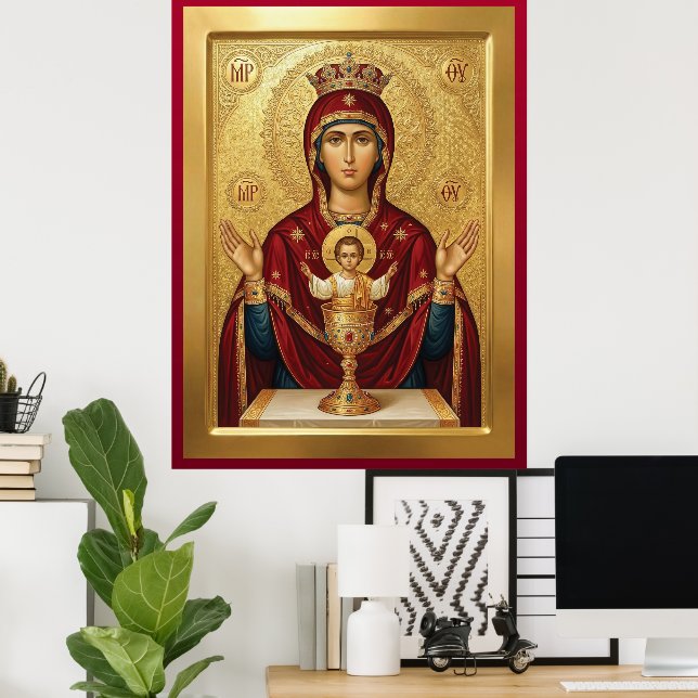 Affiche Mère de Dieu (Bureau à domicile)