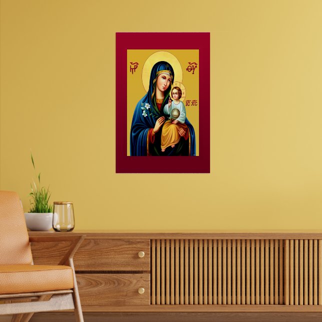 Affiche Mère de Dieu nouveau rouge (Salon 2)