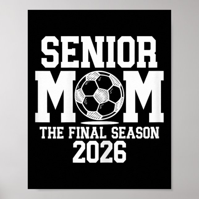 Affiche Mère de footballeuse senior, Cl de 2026 Soirée de  (Devant)