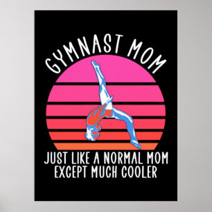 Affiche Mère de gymnaste