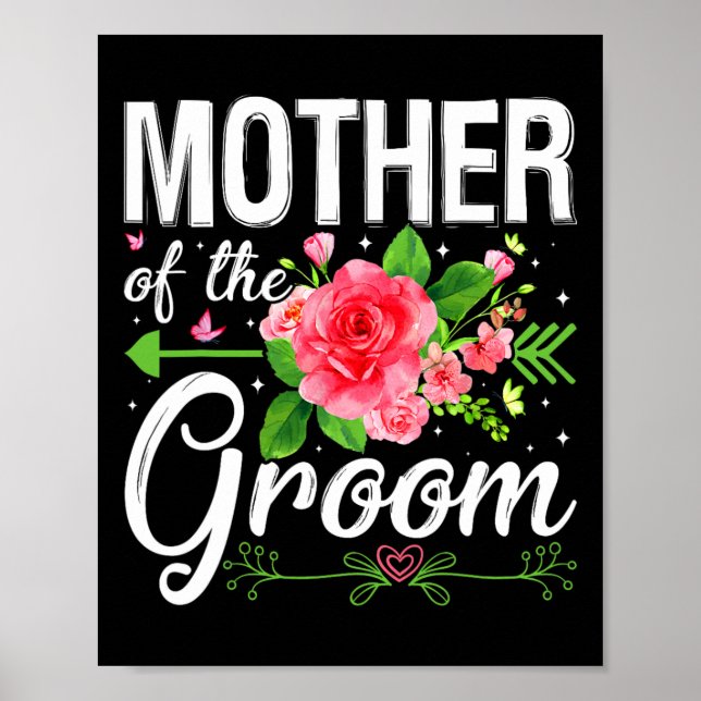 Affiche Mère de la chambre Mariage Fiançailles Mère's Da (Devant)
