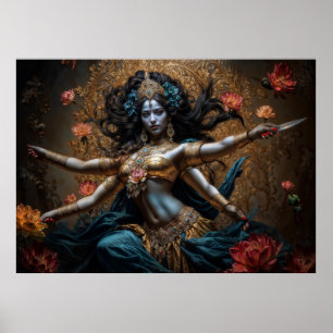 Affiche Mère de la Déesse Kali des Trois Mondes