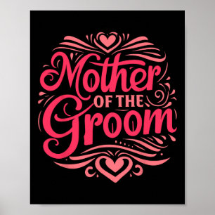 Affiche Mère De La Fête De Mariée Groom