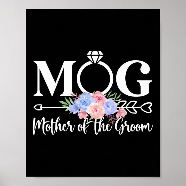 Affiche Mère De La Groom Maman Fier Mama Du Groo (Devant)
