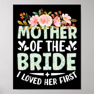 Affiche Mère de la mariée Je l'aimais sa première mariée e