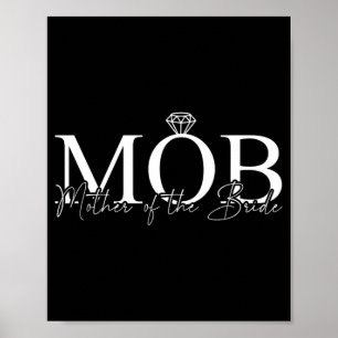 Affiche Mère De La Mariée Mob Mariage Maman Mama Mignonne 