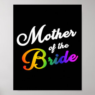 Affiche Mère De La Mariée Tee Gay Lesbian Lgbt Bridal Pa