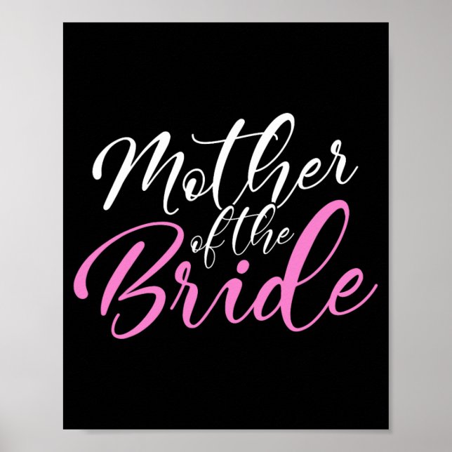 Affiche Mère De L'Épouse À La Fête De Mariage Correspondan (Devant)