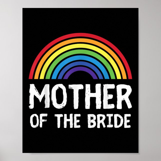 Affiche Mère De Mariée Lgbt Maman Bachelorette Lesbienne M (Devant)
