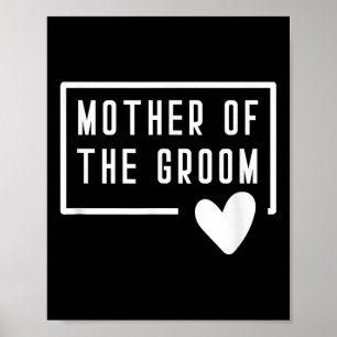 Affiche Mère Du Coeur Groom Maman Mariage Bachelorette