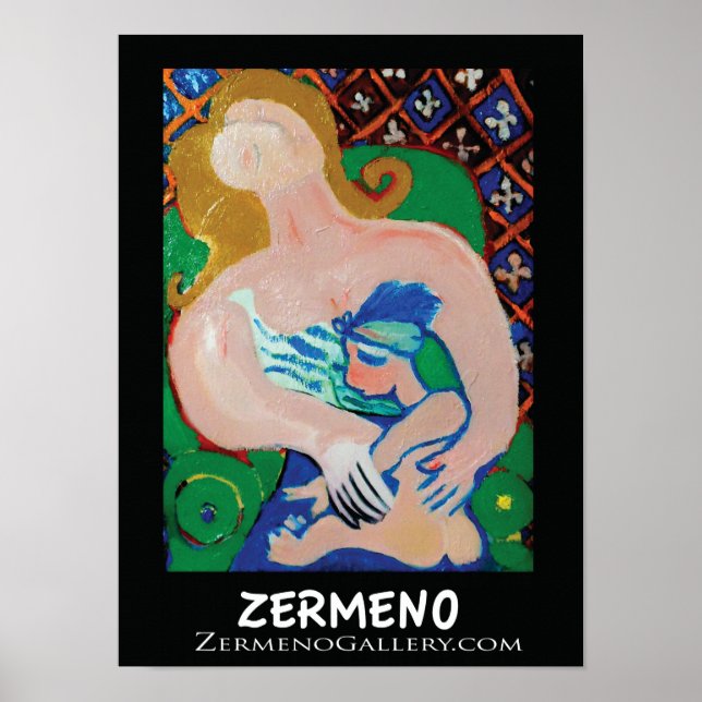Affiche "Mère et Enfant" de Zermeno (Devant)