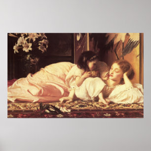 Affiche Mère et enfant (femme et fille)