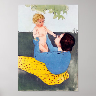 Affiche Mère et enfant, Mary Cassatt