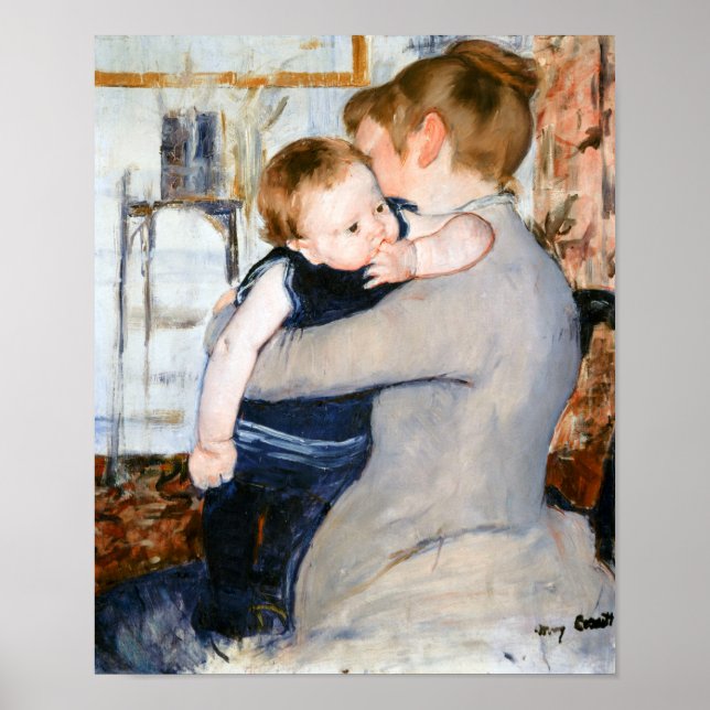 Affiche Mère et enfant, Mary Cassatt (Devant)