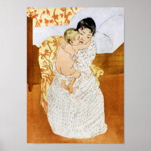Affiche Mère et enfant, Mary Cassatt