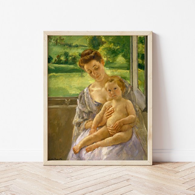 Affiche Mère et enfant | Mary Cassatt (Créateur téléchargé)