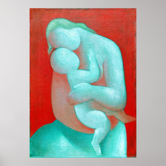 Affiche Mère et enfant- Mikuláš Galanda (Devant)