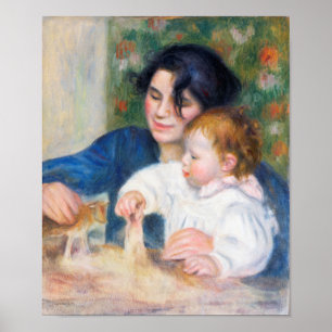 Affiche Mère et enfant, Renoir