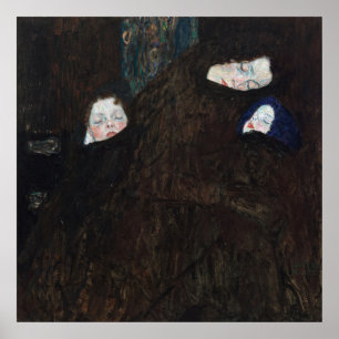 Affiche Mère et enfants par Gustav Klimt