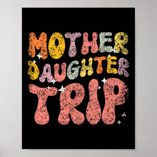 Affiche Mère Fille Voyage Fille Fille Maman Retrouver Mère