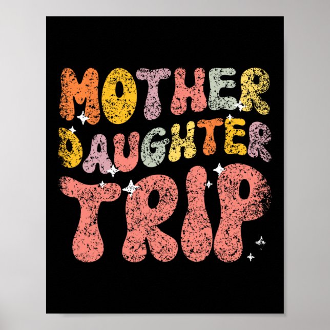 Affiche Mère Fille Voyage Fille Fille Maman Retrouver Mère (Devant)