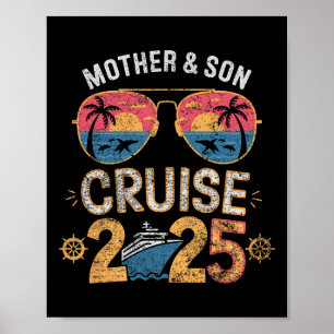 Affiche Mère Fils Croisière 2025 Vacation Correspondant Fa