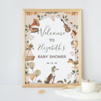 Mère Goose Nursery Rhymes Baby shower Bienvenue