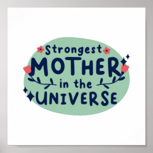 Affiche Mère la plus forte de l'univers