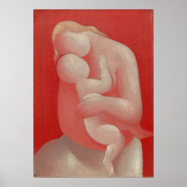 Affiche Mère (Madone rose) - Mikuláš Galanda (Devant)