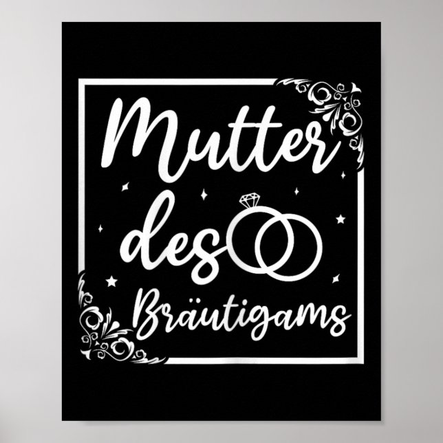 Affiche Mère Mariage Mariale Mère De La Pièce (Devant)